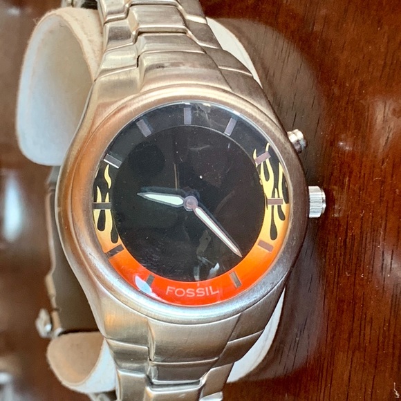 Fossil Other - Fossil Hot-Rod Flames Watch